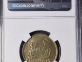 1925 m 50 ct Ngc Ms62 Lietuva. Labai graži moneta. - nuotraukos Nr. 2