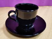 Puodeliai Espresso kavai 6 (tik 3 lėkštelės)
