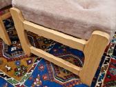 Vintažiniai mid century ąžuoliniai pufai-kopetėlės - nuotraukos Nr. 13