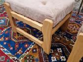 Vintažiniai mid century ąžuoliniai pufai-kopetėlės - nuotraukos Nr. 14