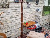 Vintažiniai mid century ąžuoliniai pufai-kopetėlės - nuotraukos Nr. 26