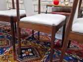 Vintažinės mid century raudonmedžio Casala kėdės - nuotraukos Nr. 5