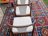 Vintažinės mid century raudonmedžio Casala kėdės - nuotraukos Nr. 7