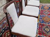 Vintažinės mid century raudonmedžio Casala kėdės - nuotraukos Nr. 11