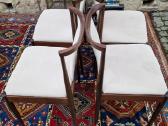 Vintažinės mid century raudonmedžio Casala kėdės - nuotraukos Nr. 24