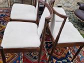 Vintažinės mid century raudonmedžio Casala kėdės - nuotraukos Nr. 26