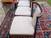Vintažinės mid century raudonmedžio Casala kėdės - nuotraukos Nr. 31