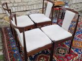Vintažinės mid century raudonmedžio Casala kėdės - nuotraukos Nr. 34