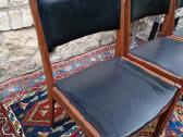Vintažinės mid century autorinės tikmedžio kėdės - nuotraukos Nr. 3