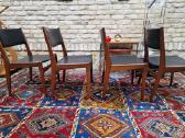 Vintažinės mid century autorinės tikmedžio kėdės - nuotraukos Nr. 6