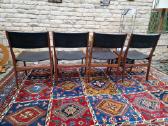 Vintažinės mid century autorinės tikmedžio kėdės - nuotraukos Nr. 16