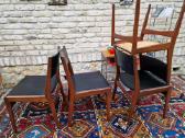 Vintažinės mid century autorinės tikmedžio kėdės - nuotraukos Nr. 30