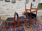 Vintažinės mid century autorinės tikmedžio kėdės - nuotraukos Nr. 31