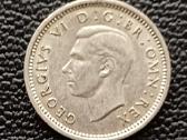 (484) 3 pensai 1937m. UK sidabras. - nuotraukos Nr. 2