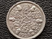 (486) 6 pensai 1928m. UK sidabras.