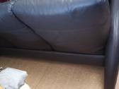 Trivietė odinė "begana"sofa - nuotraukos Nr. 7