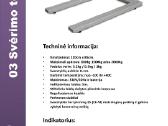 Platforminės svarstyklės - nuotraukos Nr. 8