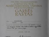 Padėkos raštai Biržai 1982m - nuotraukos Nr. 3