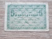 1922 metų laikinieji 5 centai