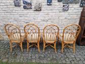 Vintažinės mid century Boho st. ratango kėdės - nuotraukos Nr. 10