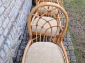 Vintažinės mid century Boho st. ratango kėdės - nuotraukos Nr. 13