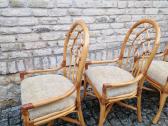 Vintažinės mid century Boho st. ratango kėdės - nuotraukos Nr. 14
