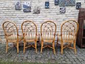Vintažinės mid century Boho st. ratango kėdės - nuotraukos Nr. 16