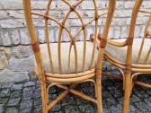 Vintažinės mid century Boho st. ratango kėdės - nuotraukos Nr. 17