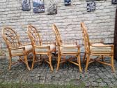 Vintažinės mid century Boho st. ratango kėdės - nuotraukos Nr. 19