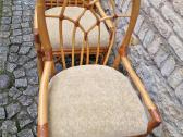 Vintažinės mid century Boho st. ratango kėdės - nuotraukos Nr. 20