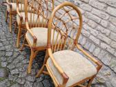 Vintažinės mid century Boho st. ratango kėdės - nuotraukos Nr. 23