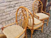 Vintažinės mid century Boho st. ratango kėdės - nuotraukos Nr. 28
