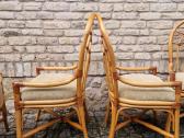 Vintažinės mid century Boho st. ratango kėdės - nuotraukos Nr. 30