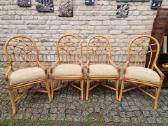 Vintažinės mid century Boho st. ratango kėdės - nuotraukos Nr. 34