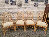 Vintažinės mid century Boho st. ratango kėdės - nuotraukos Nr. 36