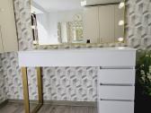 Veidrodžiai su LED, kosmetiniai staliukai, komodos - nuotraukos Nr. 5