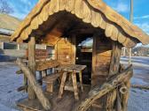 Sauna, karkasinė pirtis "Hobitas"