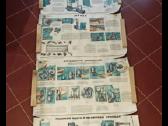 1984 metu automechaniku mokomieji plakatai 5 vnt.