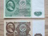 1961 metų 50 ir 100 rublių Unc