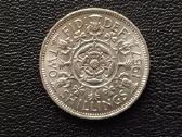 2 šilingai 1967m. Britanija unc