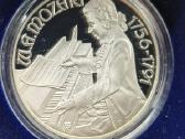 100 šilingų, 1991 m., Mocartas, Austrija, Ag 900 - nuotraukos Nr. 2