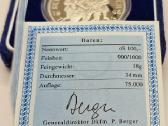 100 šilingų, 1991 m., Mocartas, Austrija, Ag 900 - nuotraukos Nr. 3