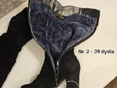 Odiniai auliniai 38-39 aukštakulniai batai 5-10eur - nuotraukos Nr. 5