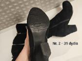 Odiniai auliniai 38-39 aukštakulniai batai 5-10eur - nuotraukos Nr. 9