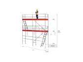 Naudoti fasadiniai pastoliai 35m2