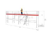 Fasadiniai pastoliai 37m2 12 x 2m