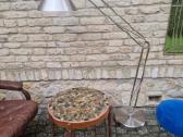 Vintažinis mid century odinis fotelis - nuotraukos Nr. 9