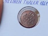 Vokiet- Meklenburg-šverin 1861 1/48taler (sidabr)