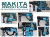 Makita perforatorius ir uždedamas siurblys