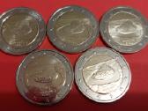 Progines 2€ monetos Vokietijos Unc - nuotraukos Nr. 2